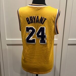 Kobe Bryant LA Basketball Yellow Jerseys Size S